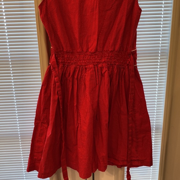 Trollied Dolly M/L red polka dot dress. - Picture 3 of 5